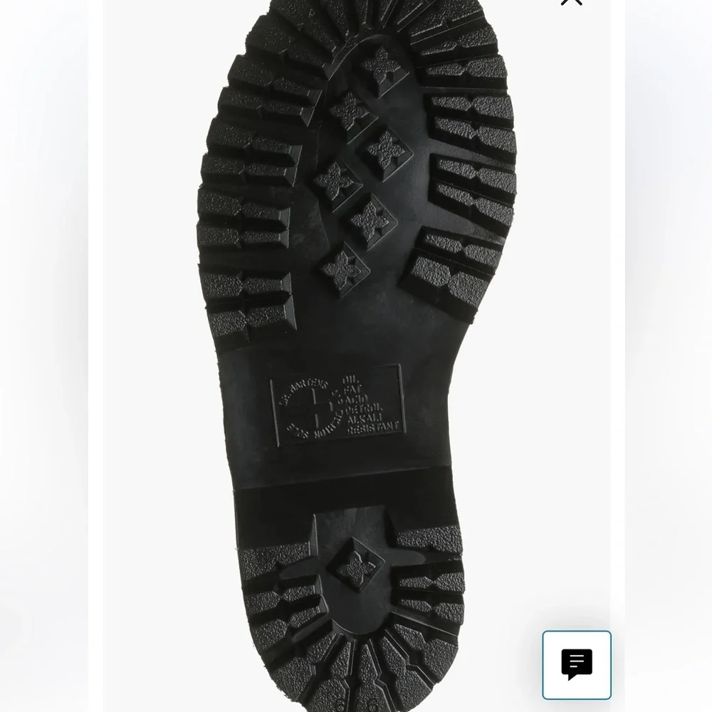Dr Martens unisex Black Lace-Up Combat Boots